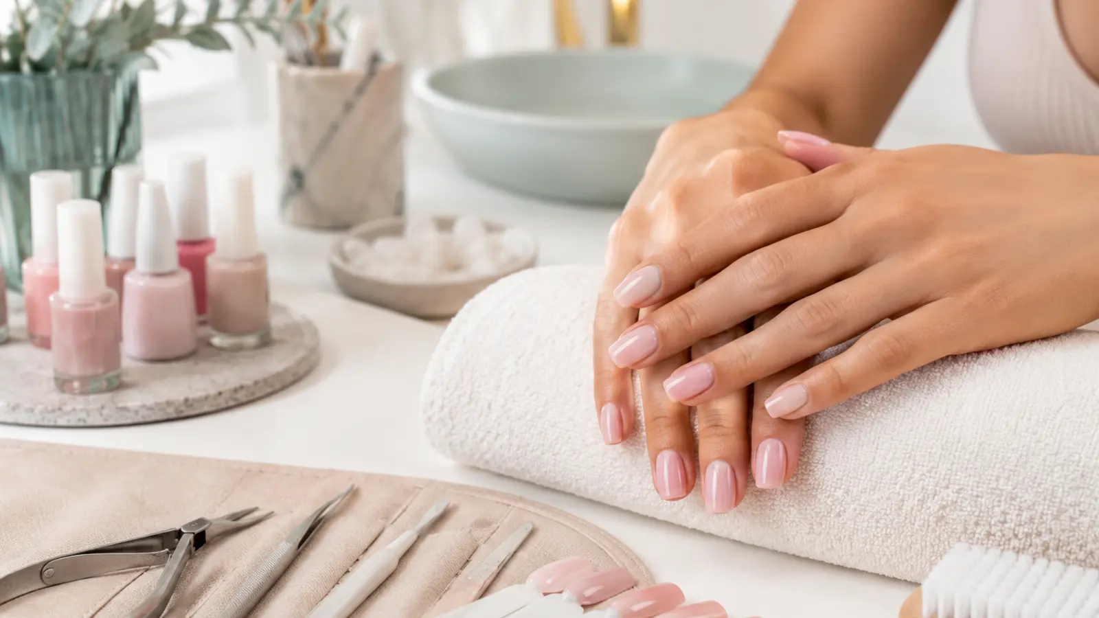 Polished nail and beauty salon setting for Nifty Nails & Beauty