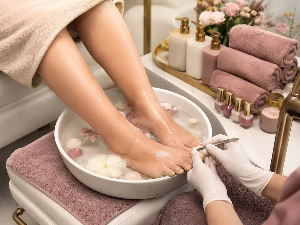 Spa pedicure service