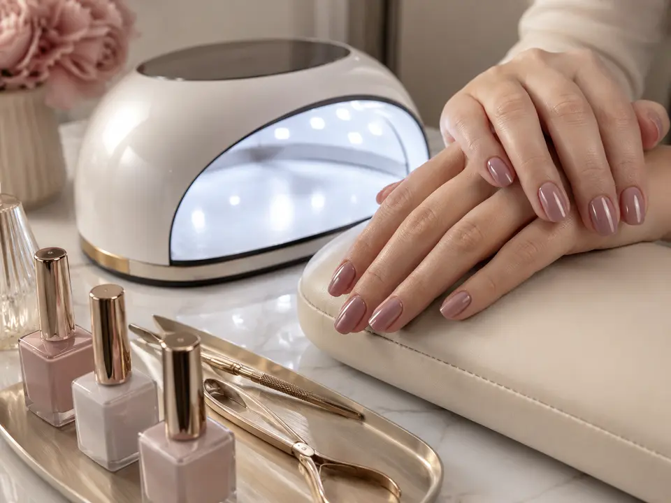 Gel nail service