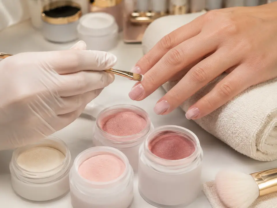 Dip powder nail service