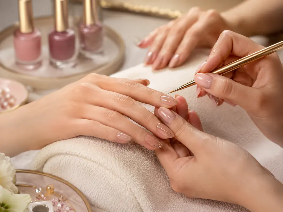 Nail art and polish service